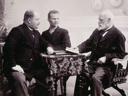 Julis Hirn, Albert Tallroth ja Fritz Hirn