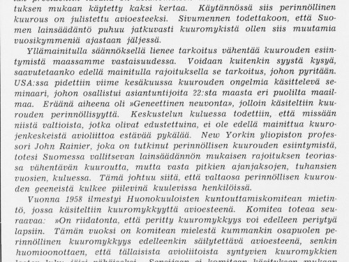 Kuurojen Lehden pääkirjoitus vuodelta 1968.